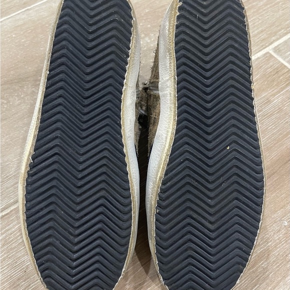 GGDB Golden Goose Francy Leopard Print Suede w/Glitter Womens Distressed Sneaker - Picture 10 of 16